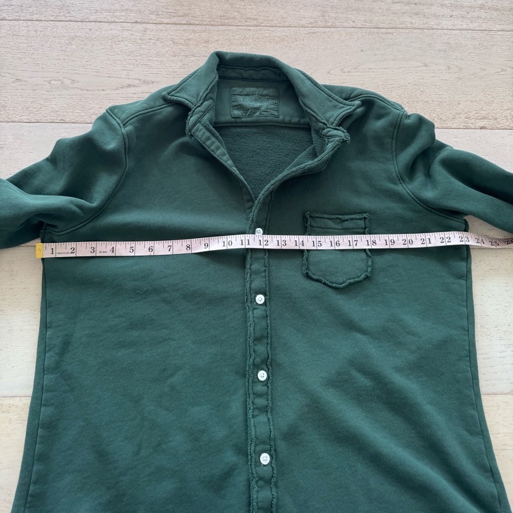 Frank & Eileen EILEEN Button Up Triple Fleece Evergreen L - Picture 8 of 8